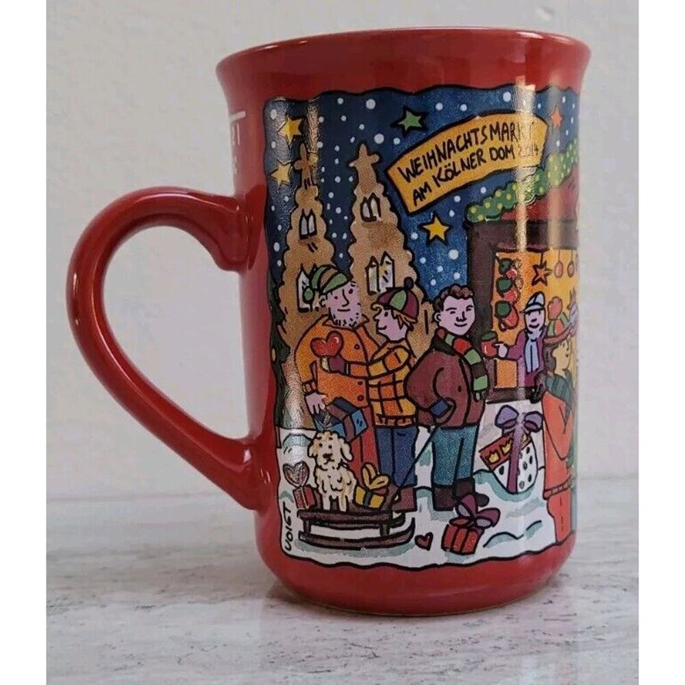 WEIHNACHTS MARKT COFFEE CUP HOT CHOCOLATE MUG CHRISTMAS HOLIDAY VINTAGE